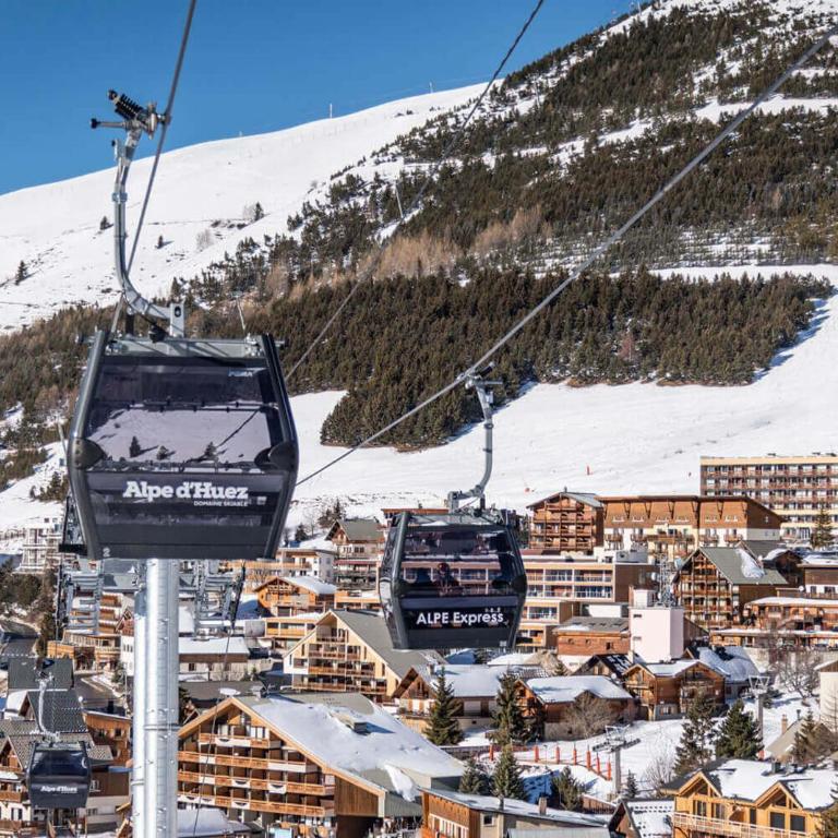 Le Val d'Huez, Vue sur le Village et le Domaine - Appartement 1 Chambre - 4