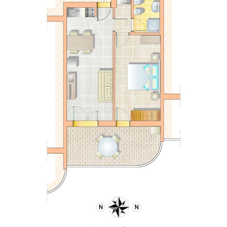 Residence Serenissima - Appartamento con 1 Camera da Letto (4 Adulti) - 1