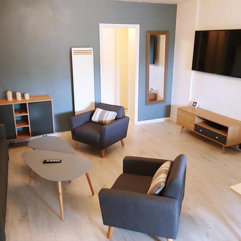 Agréable T3 avec jardin et parking privé, à 350m du centre ville et des plages, wifi, remise supplémentaire de 10 pourcent pour une location à la semaine - Appartement 2 Chambres - 16