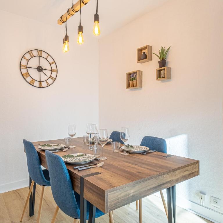 Esprit cosy - Welc'Home - Parking inclus, WIFI haute débit, 600m de la gare - Appartement 1 Chambre - 6