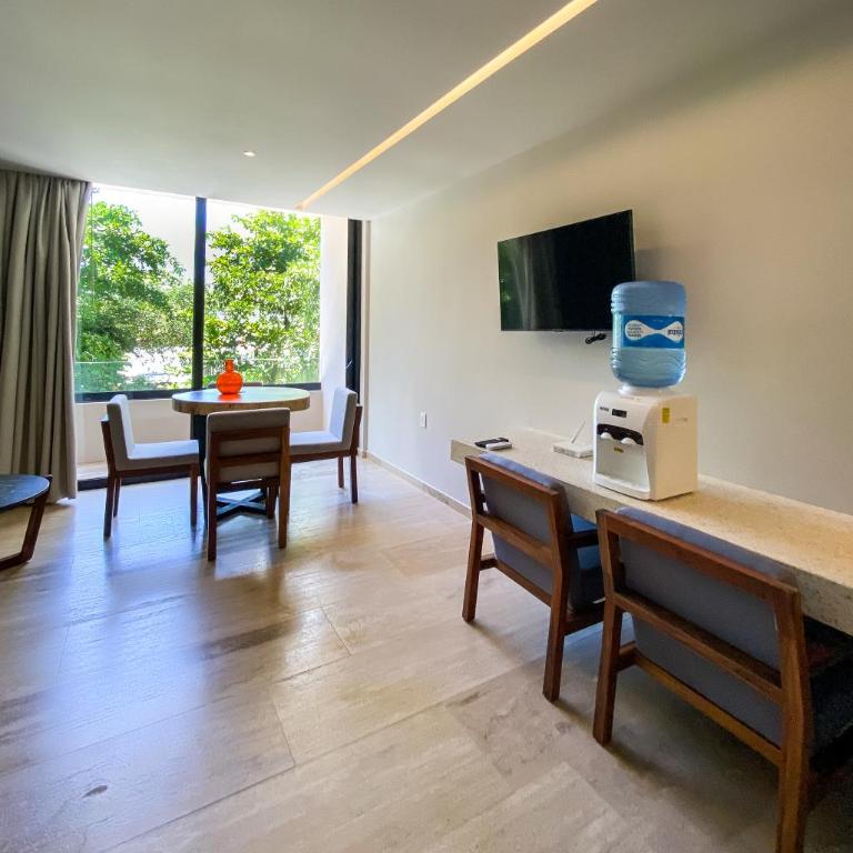 Big Studio at KAAB BY THE BEACH with roof top pool near Paseo del Carmen Mall - Estudio Superior - 21