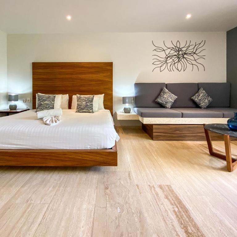 Big Studio at KAAB BY THE BEACH with roof top pool near Paseo del Carmen Mall - Estudio Superior - 12