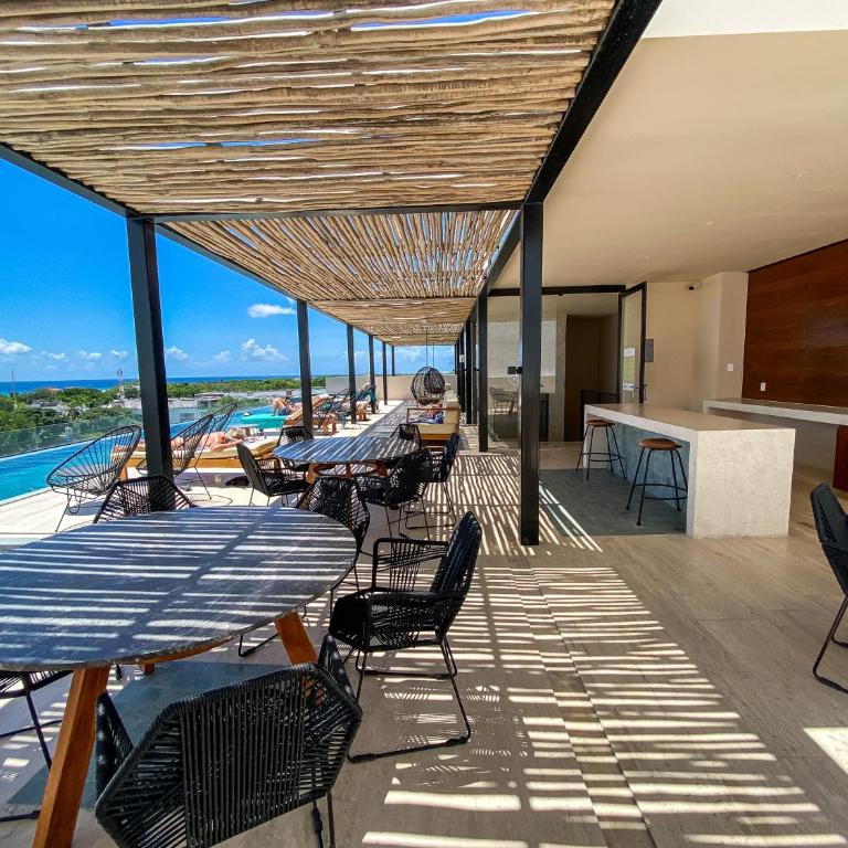 Big Studio at KAAB BY THE BEACH with roof top pool near Paseo del Carmen Mall - Estudio Superior - 66