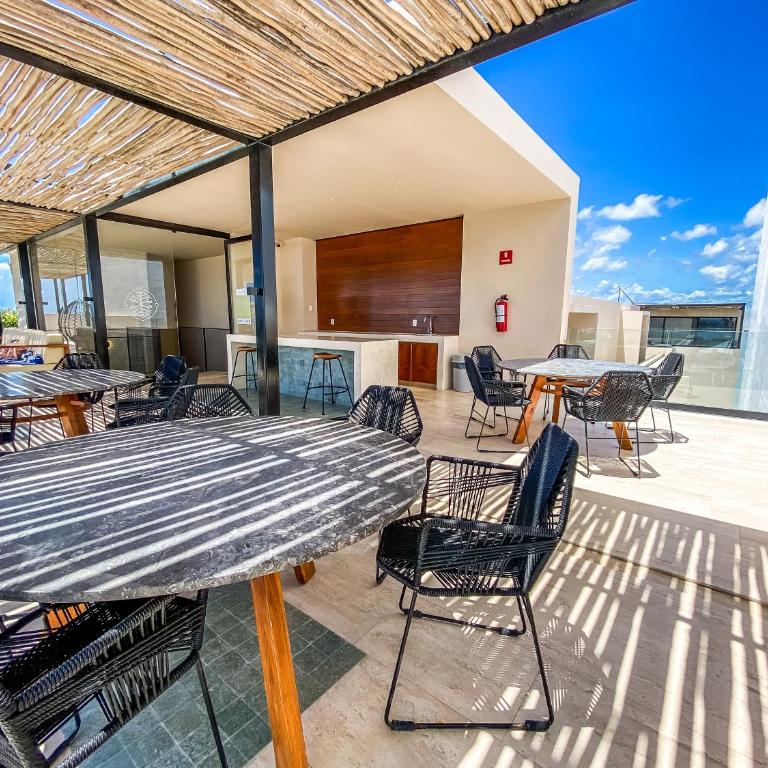 Big Studio at KAAB BY THE BEACH with roof top pool near Paseo del Carmen Mall - Estudio Superior - 72