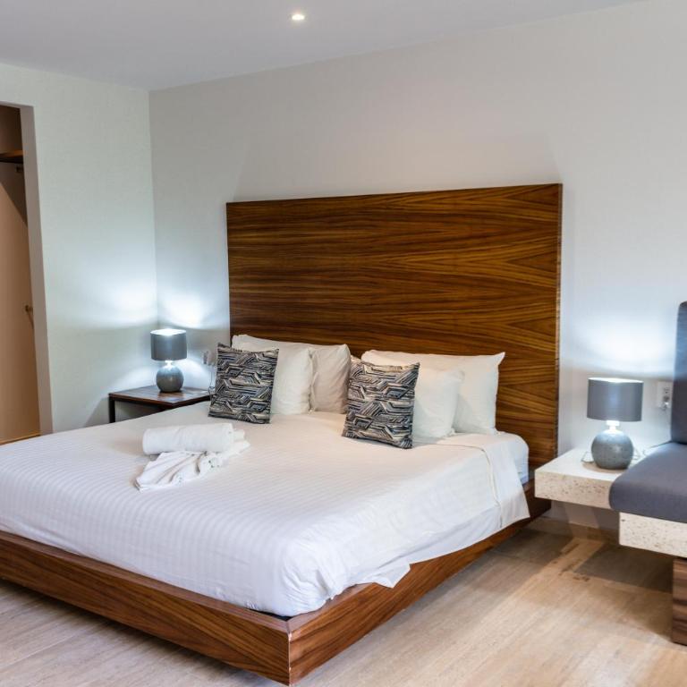Big Studio at KAAB BY THE BEACH with roof top pool near Paseo del Carmen Mall - Estudio Superior - 17