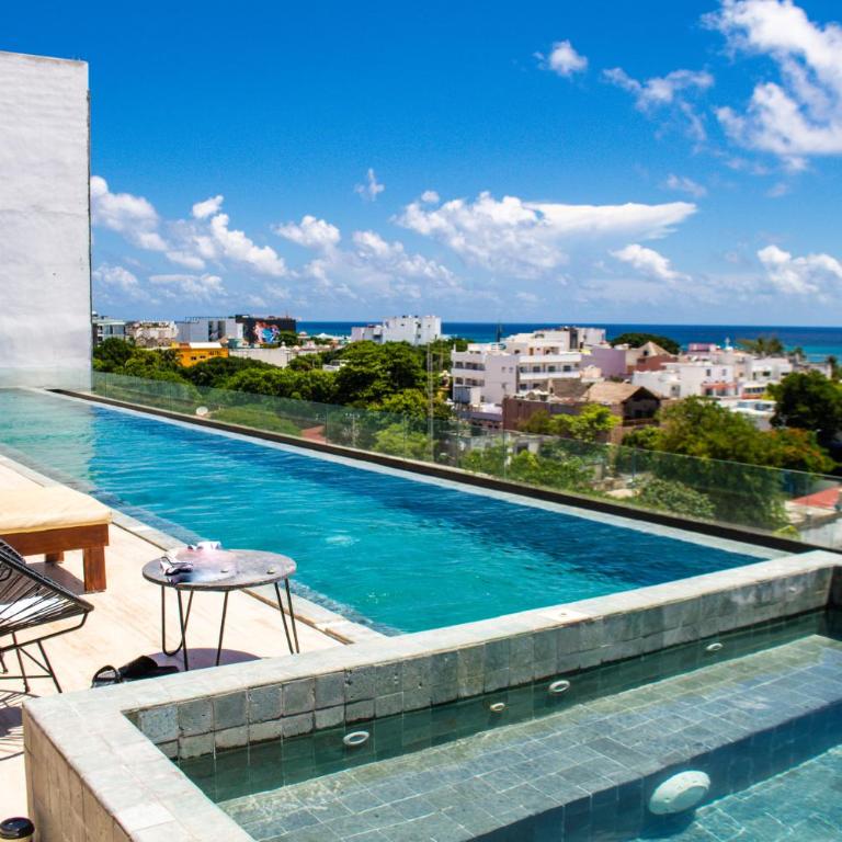 Big Studio at KAAB BY THE BEACH with roof top pool near Paseo del Carmen Mall - Estudio Superior - 76