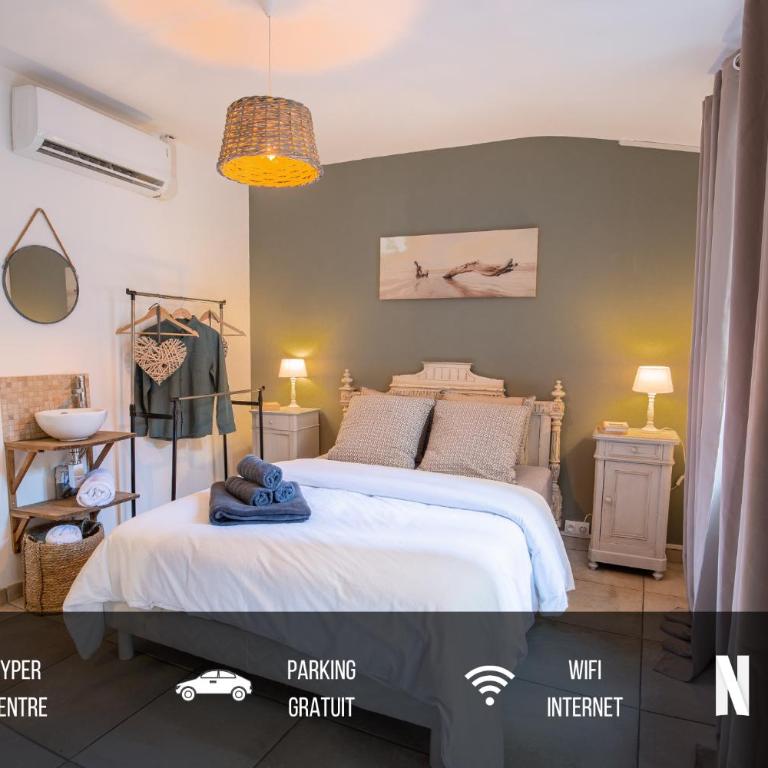 Centre Historique- FREE Parking-WIFI-CAMPAGNE CHIC- SLEEPNTRIPBEZIERS - Apartment mit 3 Schlafzimmern - 5