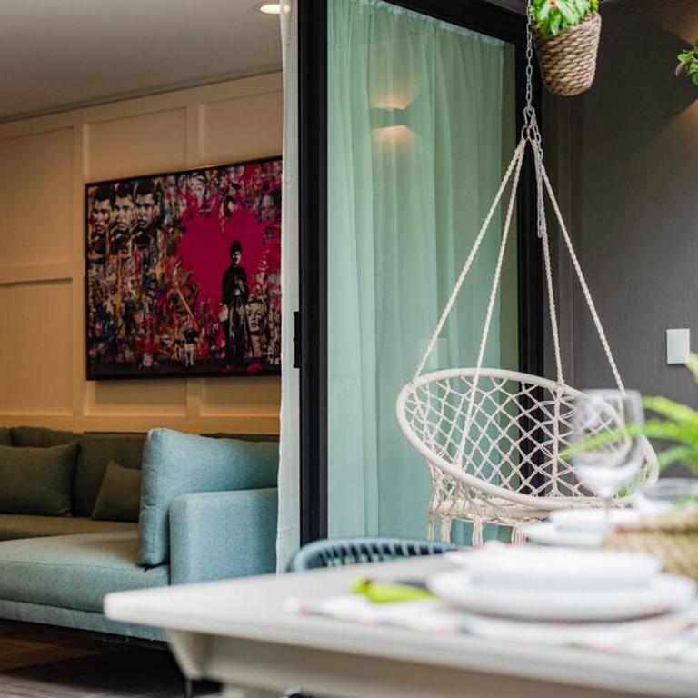 Modern apt w/balcony, pingpong table, roof top,gym - Apartamento de 2 dormitorios - 20