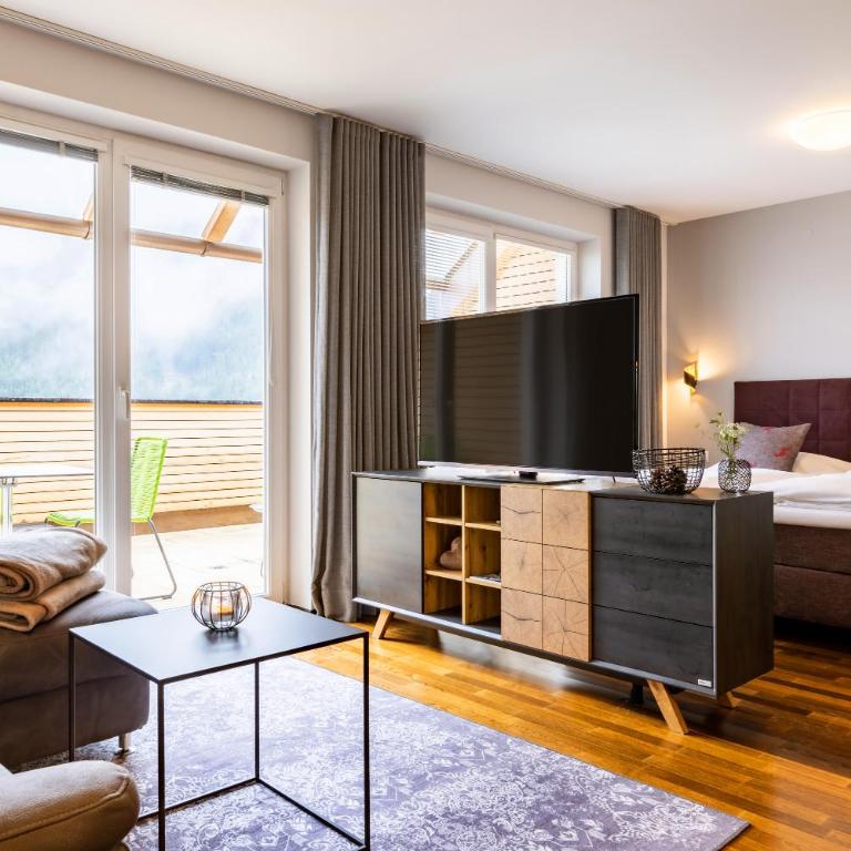 der Sonnberg Alpinlodges - Apartments mit Seeblick, privater Sauna und Self Check-In - Studio Apartment Breithorn with private sauna and lake view - 5