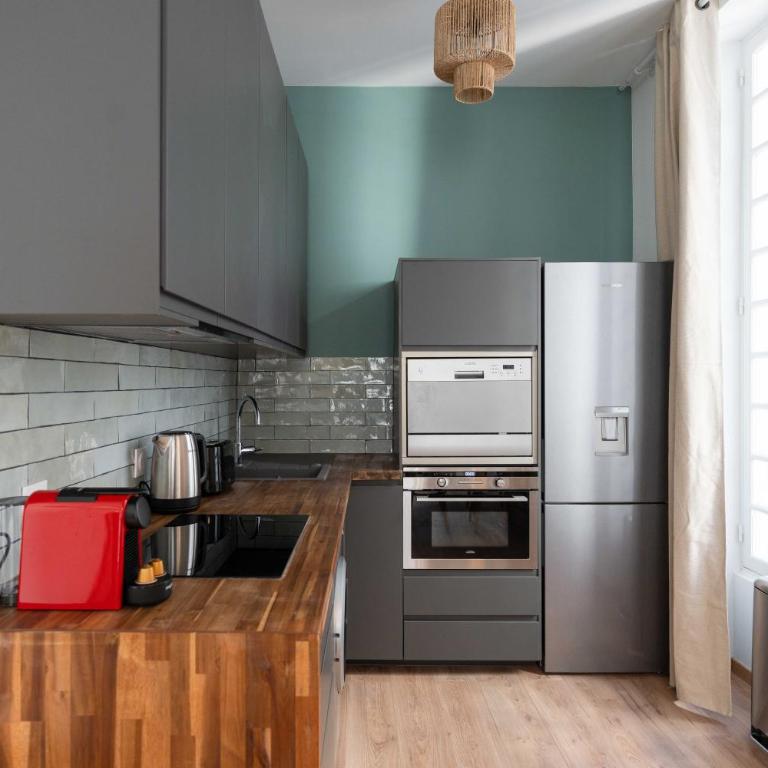 Les Petits Pavillons Appartements Standing 1 chambre 4 pers Clim Vieux-Port - Apartamento Deluxe - 7