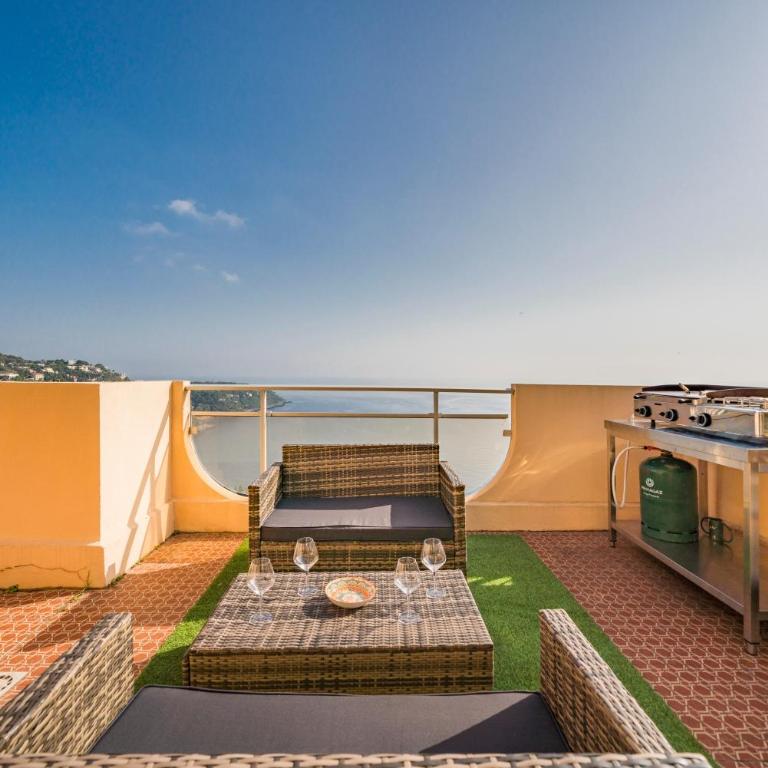 Baie Roquebrune - Vue mer - Parking - AJ - Appartement 2 Chambres - 7