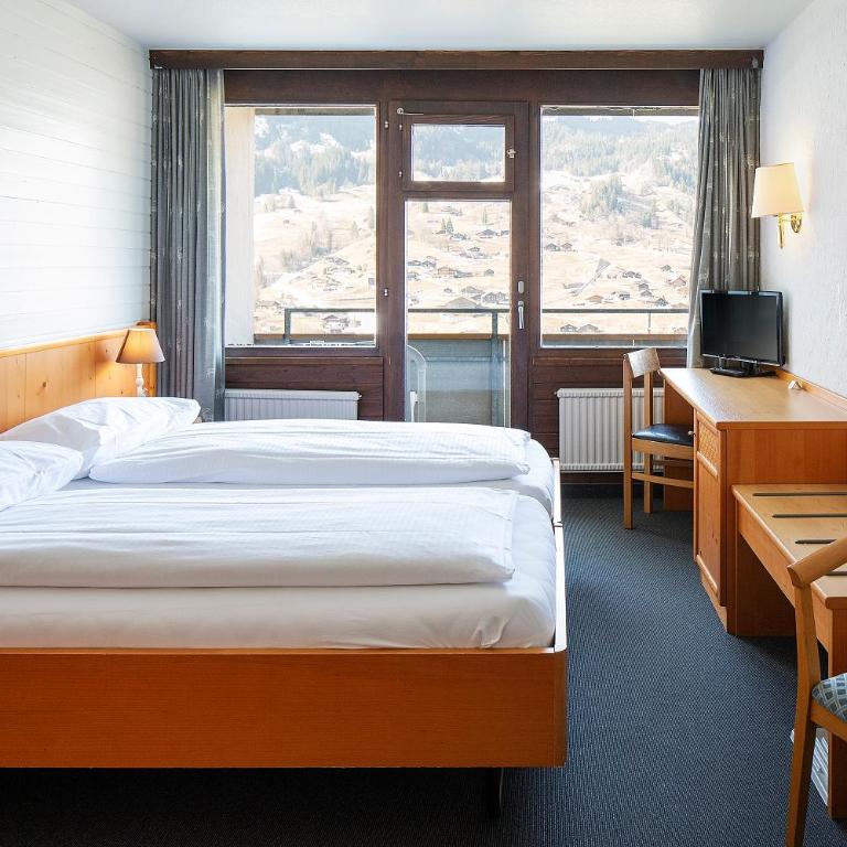 Jungfrau Lodge, Annex Crystal - Habitación Doble con balcón y vistas al Eiger - 7