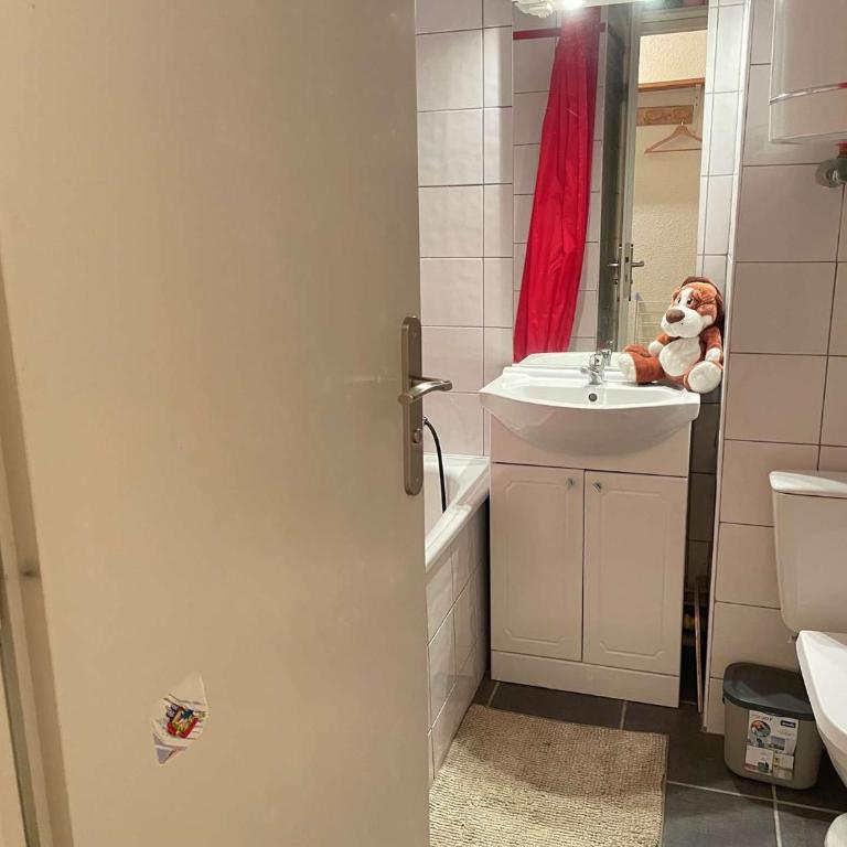 Studio cabine, 4 pers, Risoul, proche commerces, Cuisine équipée, Balcon, Animaux acceptés - Appartement 1 Chambre - 3