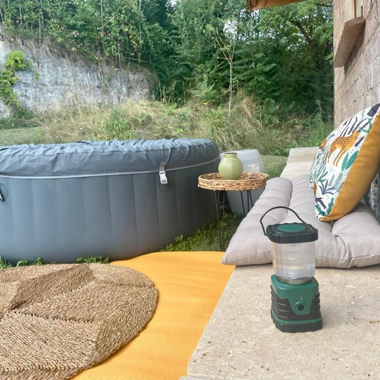 Jolie cabane avec jacuzzi pour les amoureux de la nature - Appartement 1 Chambre - 15
