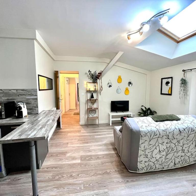 Le Repaire, Rives, 4 pers, Calme, Lit Queen et BZ - Appartement 1 Chambre - 18