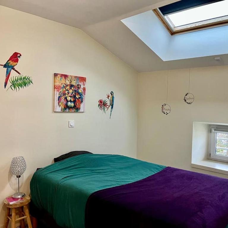 Le Repaire, Rives, 4 pers, Calme, Lit Queen et BZ - Appartement 1 Chambre - 52