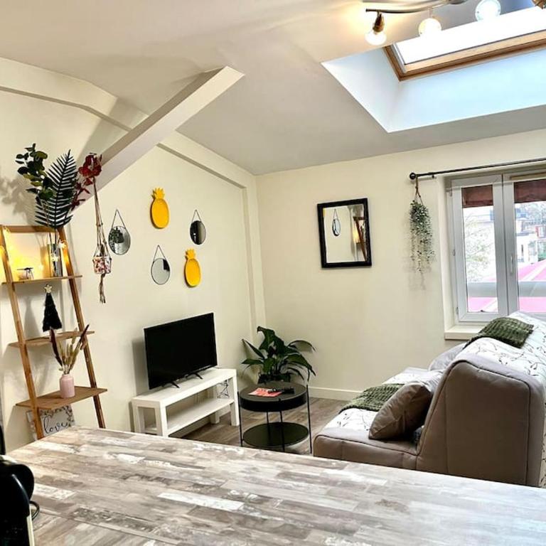 Le Repaire, Rives, 4 pers, Calme, Lit Queen et BZ - Appartement 1 Chambre - 53