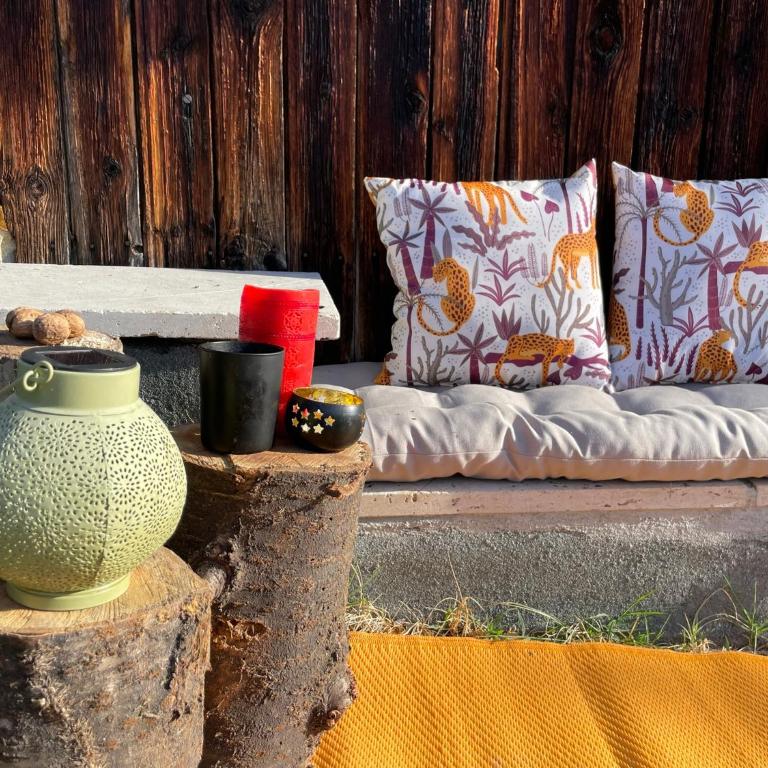 Jolie cabane avec jacuzzi pour les amoureux de la nature - Appartement 1 Chambre - 10
