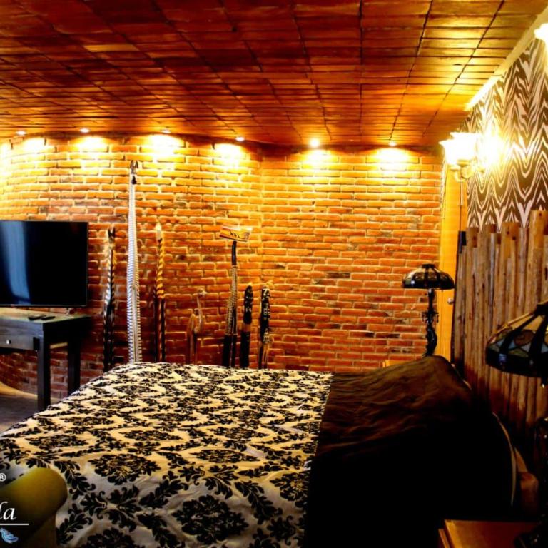 Hotel Temático Casa Puebla - Habitación Doble Deluxe con bañera - 6