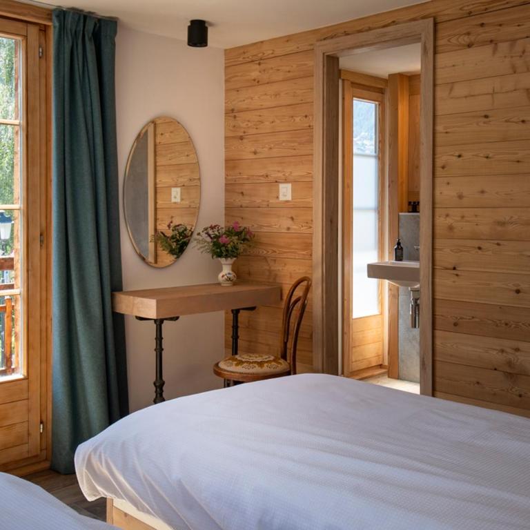 La Bergère - Doppel-/Zweibettzimmer mit Balkon - 1