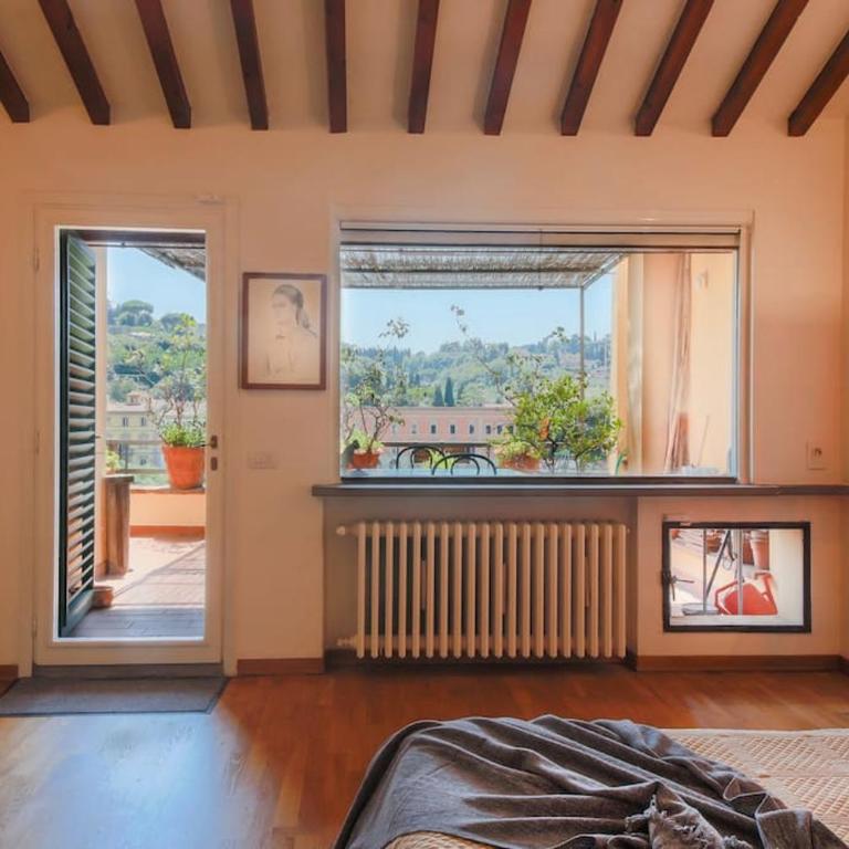 Apartments Florence- Biblioteca apartment with view - Appartamento con 3 Camere da Letto - 15