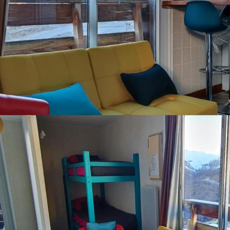 Orcières Rond Point des Pistes 1 Panoramique, Front de Neige - Appartement 2 Chambres - 11