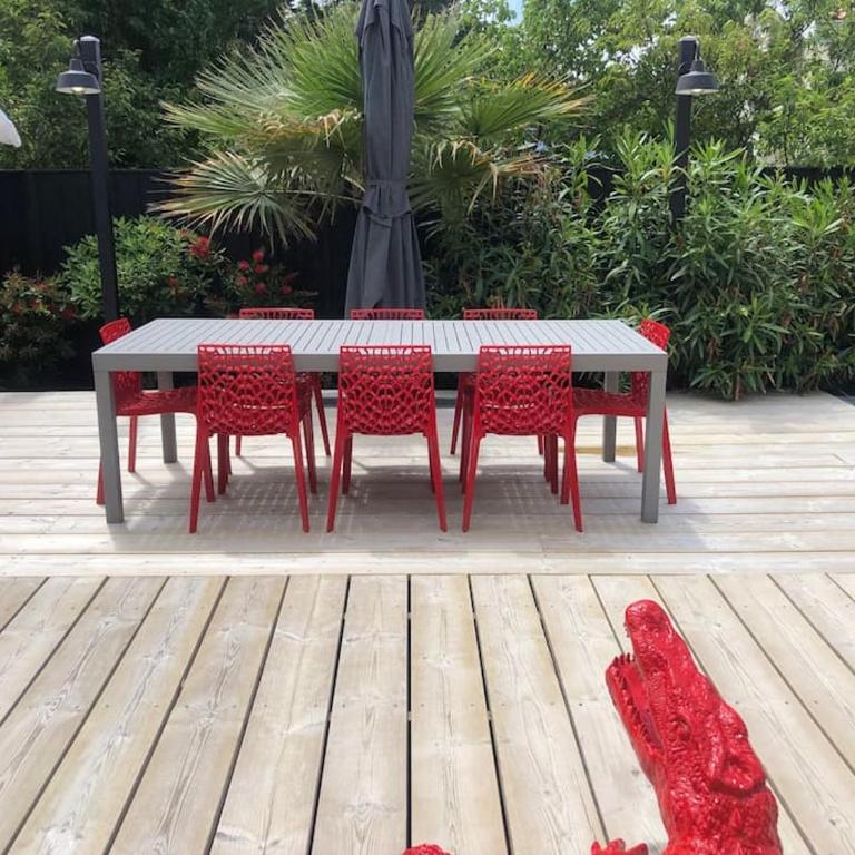 Nanie - Villa centre-ville, piscine, wifi - La Teste de Buch - Three-Bedroom Villa - 6