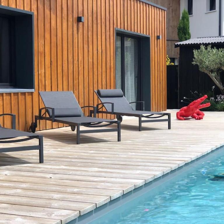 Nanie - Villa centre-ville, piscine, wifi - La Teste de Buch - Three-Bedroom Villa - 29