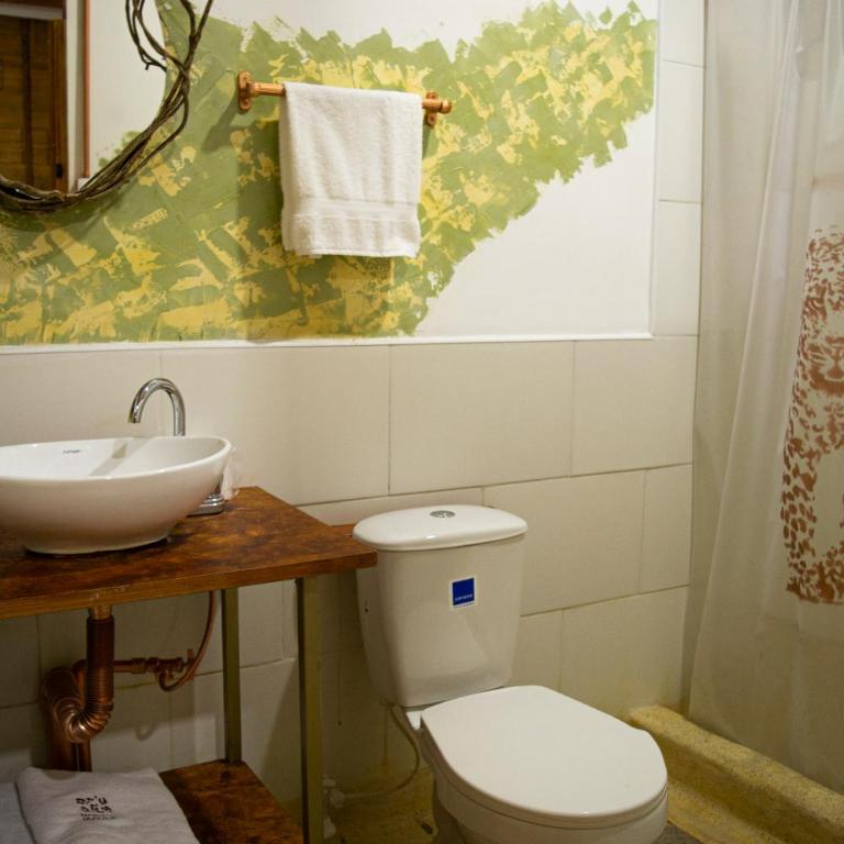 Refugio del Jaguar - Habitación Doble con baño privado - 2 camas - 5
