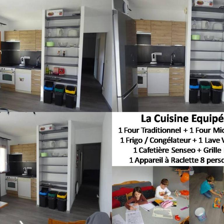 Appartement 8-10 personnes SUPERDEVOLUY Hautes Alpes REZ DE CHAUSSÉE Vue panoramique 3 CHAMBRES - Apartment mit 3 Schlafzimmern - 10