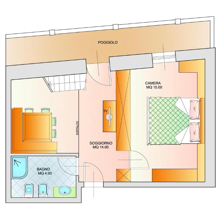 Post Hotel Moena - Suite con Balcone - 3