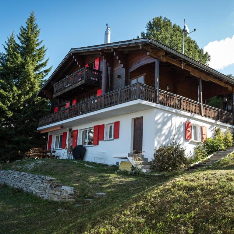 Chalet Sunnuterrasse - Apartment mit Dusche - 1