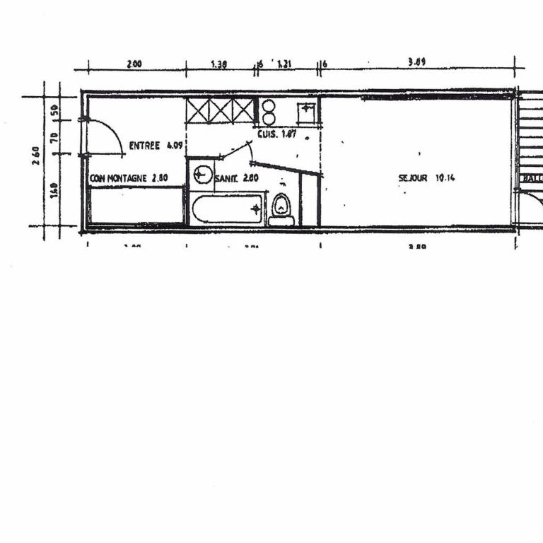 Studio ski aux pieds pour 3 pers à Arc 2000, proche commerces - FR-1-411-458 - Studio - 3