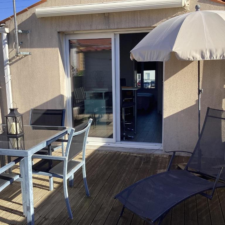 Chaleureux T2 30 m2 et sa terrasse bois 18 m2 - Appartement 1 Chambre - 7