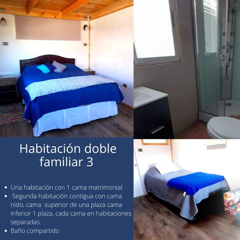 100 Experiencias Chile, habitación 3 - Family Double Room - 8