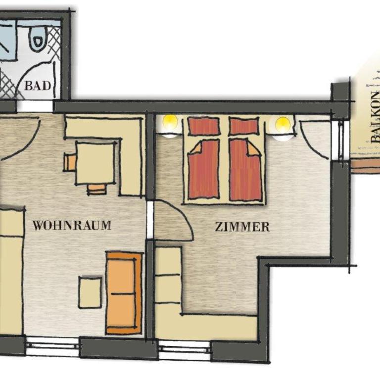 Haus Pregenzer - Appartamento con 1 Camera da Letto - 9