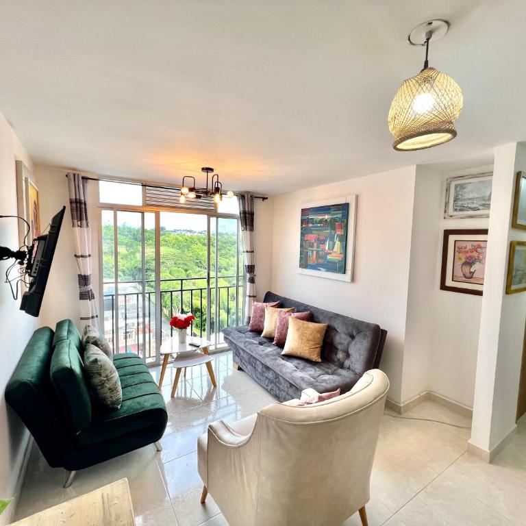 HERMOSO APTO CON VISTA a LAS MONTAÑAS DEL QUINDÍO CERCA de TODO - Apartamento de 2 dormitorios - 12
