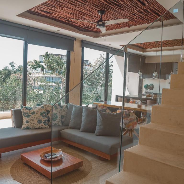Stylish & Luxury Penthouse & Apartment, Private Pool, Private Hot Tub, Terrace and Roof Top at Tulum Jungle - Apartamento - 25