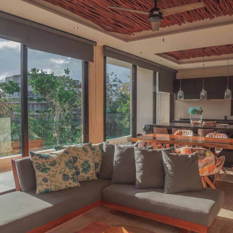 Stylish & Luxury Penthouse & Apartment, Private Pool, Private Hot Tub, Terrace and Roof Top at Tulum Jungle - Apartamento - 60