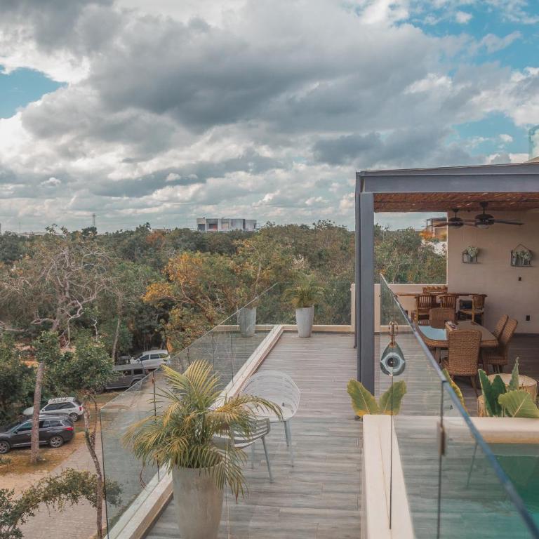 Stylish & Luxury Penthouse & Apartment, Private Pool, Private Hot Tub, Terrace and Roof Top at Tulum Jungle - Apartamento - 32