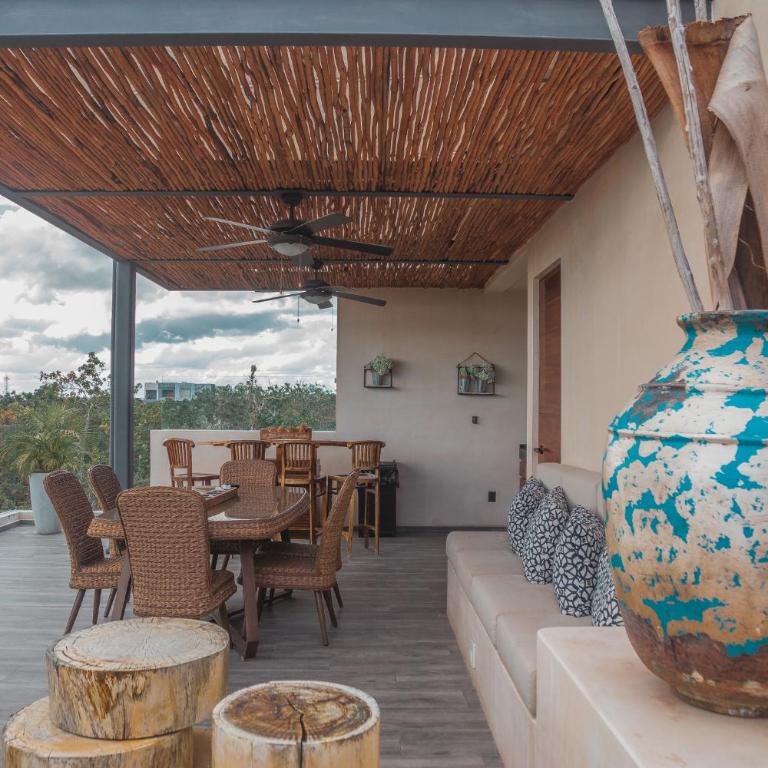 Stylish & Luxury Penthouse & Apartment, Private Pool, Private Hot Tub, Terrace and Roof Top at Tulum Jungle - Apartamento - 36