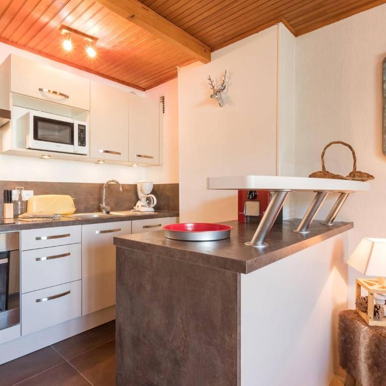 Studio rénové près des pistes, parking, cuisine équipée - Appartement 1 Chambre - 5