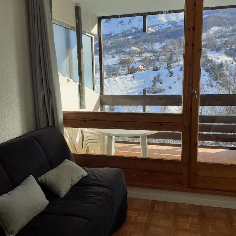 Charmant studio 4 pers au Sauze avec balcon et parking - Studio - 1