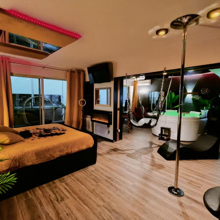 La loveroom bdsm de Nice " la chambre luxe des désirs " - Appartement 1 Chambre - 21