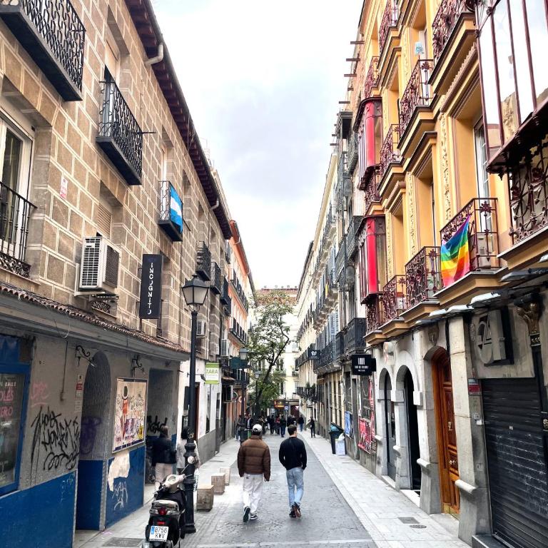 Apartamento exterior con balcón en el corazón de Chueca, Gran Vía con aire acondicionado - Appartamento con 1 Camera da Letto - 19