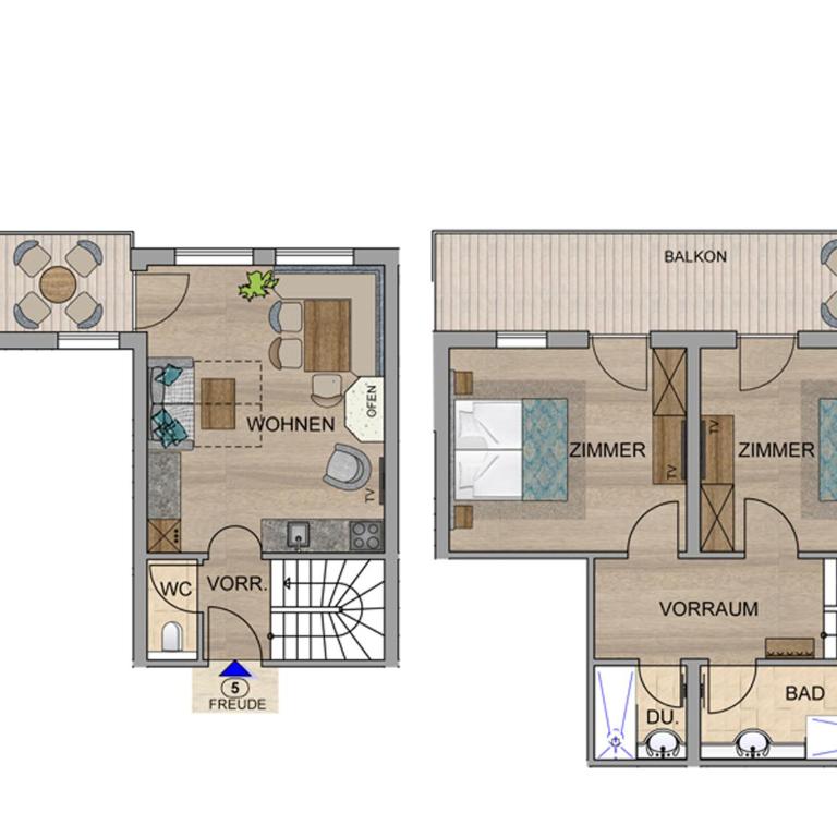 Appartements Schedererhaus - Apartamento de 2 dormitorios con vistas al jardín - 4