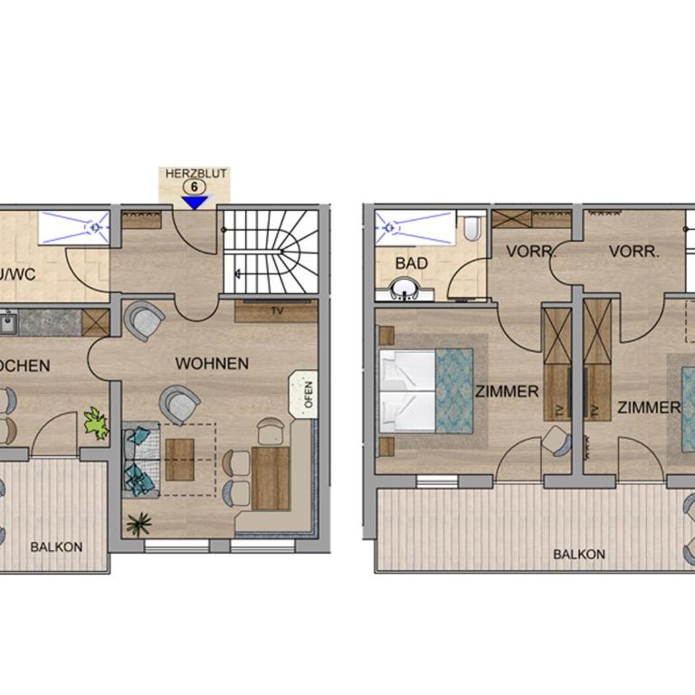 Appartements Schedererhaus - Apartamento Deluxe de 2 dormitorios - 3