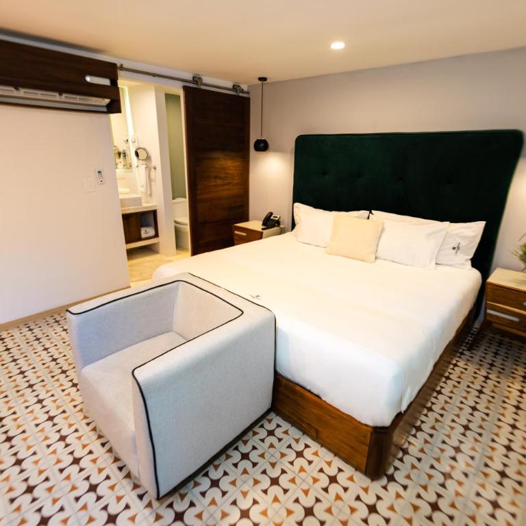 Pop Diez Hotel Boutique Playa del Carmen - Habitación Deluxe con cama extragrande - 31