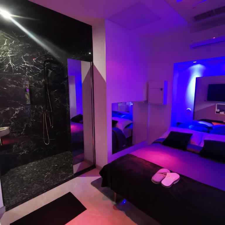 Lyon piscine et jacuzzi privatifs en extérieur - One-Bedroom Apartment - 7