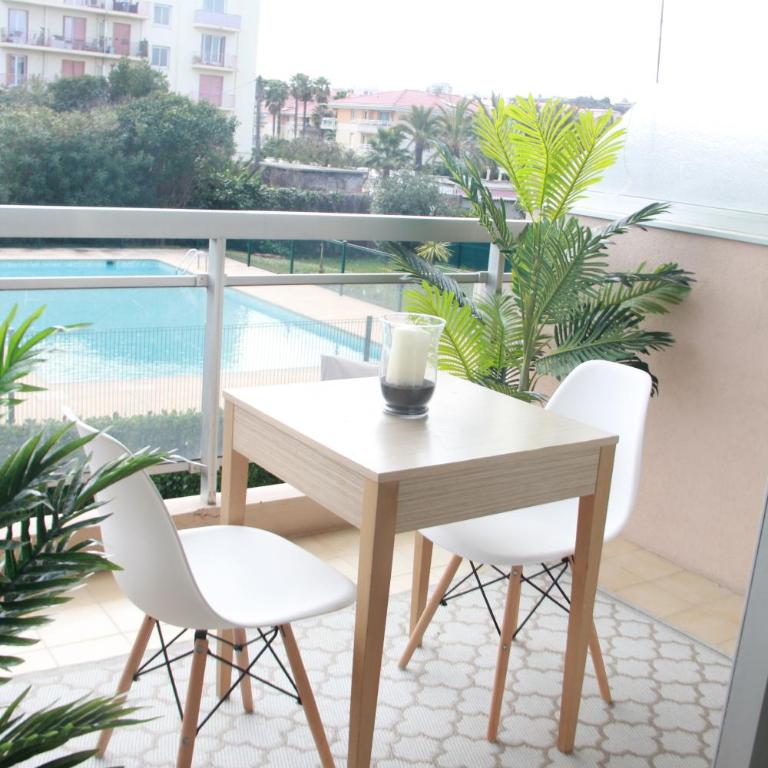LES PALMIERS - Appartement avec piscine proche plages - Wifi et Clim - Studio Apartment - 19